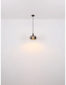 Globo 15548H1 - Lampadario a sospensione con filo MAXY 1xE27/60W/230V nero