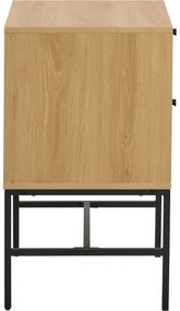 Comodino con cassetti OLIVIA in rovere