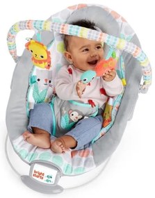 Bright Starts - Lettino vibrante per bambini con melodia WHIMSICAL WILD 3xLR14