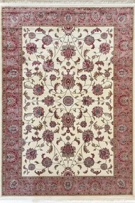 Tappeto Oriental orientale in viscosa rosa, L 210 x L 67 cm