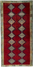 Gabbeh Tappeto persiano 210 x 100 Rosso (Iran) Annodato A Mano
