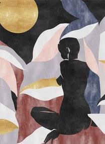 Coordonne Wandbild Bahir Dar - Gold