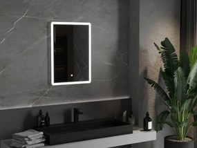 Mexen Navia specchio da bagno retroilluminato 50 x 70 cm, LED 6000K, antiappannamento - 9803-050-070-611-00