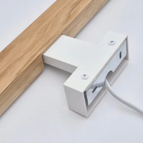 Brilagi-Illuminazione a LED per specchi da bagno WOODY MIRROR LED/12W/230V IP44 quercia/bianco