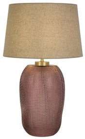 Searchlight EU44652PI - Lampada da tavolo AMETHYST 1xE27/60W/230V