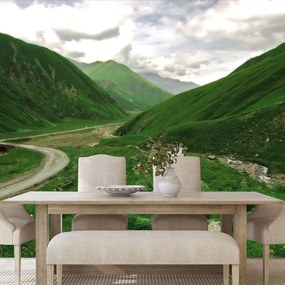 Carta da parati – Paesaggio verde