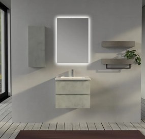 Mobile bagno sospeso 60 cm Grigio - Sofia