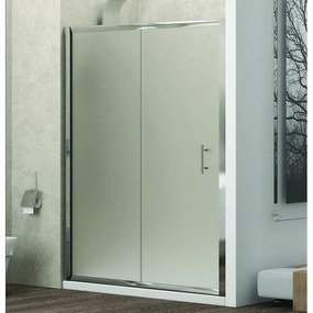 Kamalu - Box doccia un lato 150cm vetro satinato anticalcare KF5000