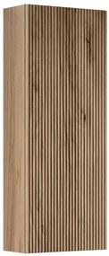 Pensile bagno Opera noce naturale, 1 anta apertura da sinistra P 17 x L 30 x H 80 cm