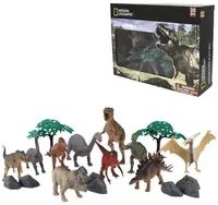 Playset Scatola Animali Dinosauri National Geographic Giocattolo Bambini 20pz