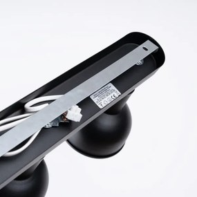 Sollux SL.1318 - Faretto ELBA 3xE27/15W/230V nero