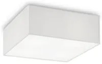 Plafoniera Moderna Ritz Tessuto Bianco 4 Luci E27 D40Cm