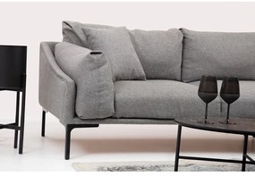 Divano angolare grigio , angolo destro Leo - Artie