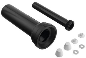 Bruckner - Set di collegamento per WC sospeso 35 cm nero