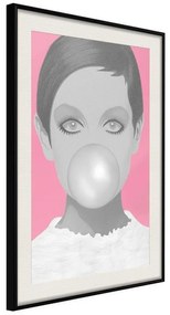 Poster  Twiggy  Cornice Quadri Cornice nera con pass-partout, Larghezza x Altezza Home decor 20x30