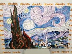 Quadro su tela – Riproduzione Notte stellata - Vincent van Gogh
