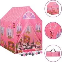 Tenda da Gioco per Bambini Rosa con 250 Palline 69x94x104 cm cod mxl 72232