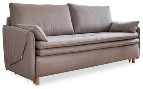 Divano letto marrone chiaro 207 cm Simon - Miuform