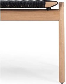 Panchina nera/di colore naturale Klupa – Gazzda