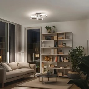 Brilagi - Lampadario a plafone LED dimmerabile ORBITS LED/50W/230V 3000-6500K antracite + +TC