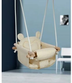 2Kids Toys - Altalena tessile per bambini color crema/faggio