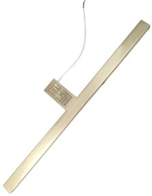 Illuminazione specchio bagno LED/8W/230V 4000K 50 cm IP44 oro opaco