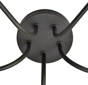 Lampadario ADAMANT 5xE27/15W/230V nero