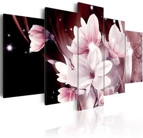 Quadro Flower Muse  Colore Marrone, Dimensioni e Misure 200x100