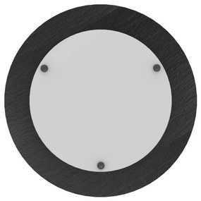 Plafoniera LED Ardesia, 18W Ø 45 cm argento IP20 bianco naturale, 2794 lumen LUMICOM