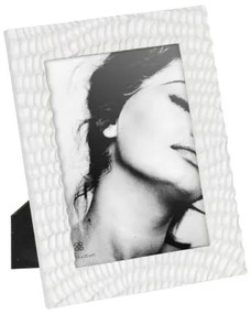 Cornice Portafoto Bianco Poliresina 20,9 x 2 x 26 cm