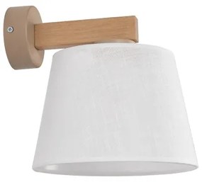 Brilagi - Lampada da parete LATTE SABIA 1xE27/15W/230V pino/bianco