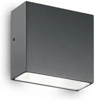 Applique Moderna Tetris-1 Alluminio Antracite 1 Luce 3W 3000K Luce Calda