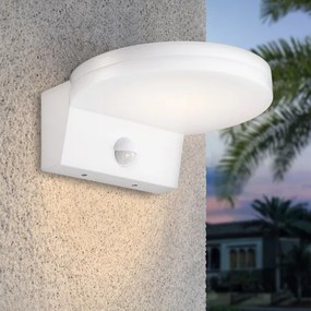 Top Lampada - LED Applique da esterno con sensore LED/15W/230V IP65 bianco