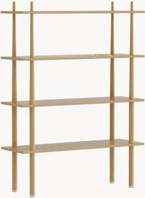 Scaffale in legno di quercia con 4 ripiani Stories