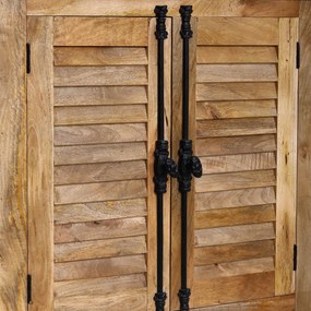 AROLD - mobile in legno di mango con 2 ante e 2 cassetti