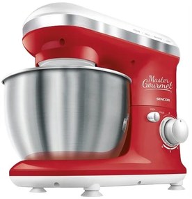 Sencor - Robot da cucina con ciotola in acciaio inox 600W/230V rosso