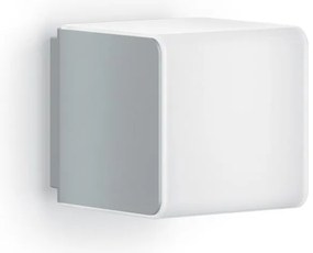 Applique LED moderno da esterno L 840 doppia luce grigio IP44, con sensore di movimento luce bianco caldo dimmerabile 305 lumen, STEINEL