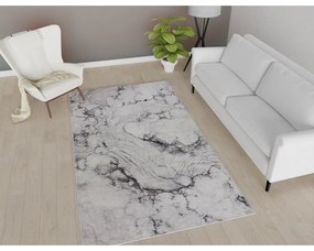 Tappeto lavabile grigio chiaro 80x50 cm - Vitaus