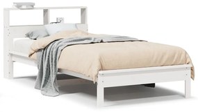 Letto con libreria senza materasso 75x190 cm in legno pino