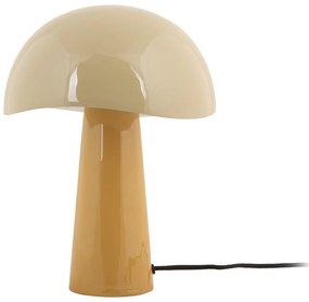 Lampada da tavolo giallo ocra con paralume in metallo (altezza 33 cm) Grato - Leitmotiv
