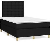 Letto a Molle con Materasso e LED Nero 120x190 cm in Tessuto 3270276