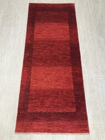 Loribaft Tappeto 80x200 Rosso (Iran) Annodato A Mano