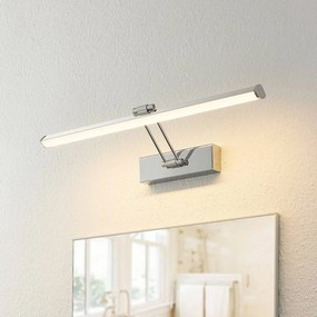 Applique da parete Sanya Lindby, Cromo / Argento, Bagno, Metallo, Moderno, Applique