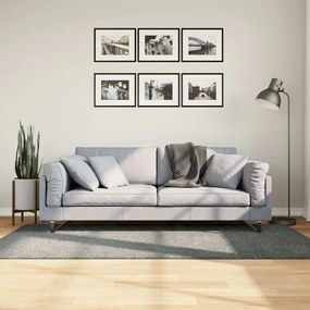 Tappeto Shaggy Pamplona A Pelo Lungo Moderno Verde 100x200 Cm /