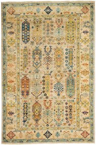 Samarkand Tappeto 190x130 Beige (Pakistan) Annodato A Mano