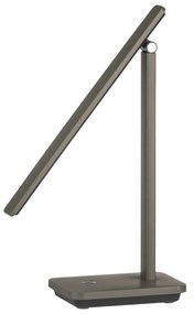 Lampada Da Tavolo Minimal Iniesta Policarbonato Nero Luce Led Integrato 3,6W