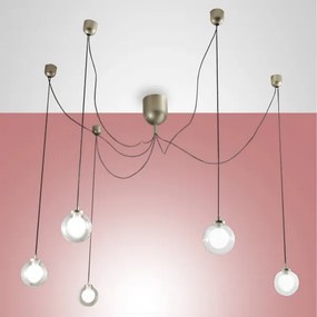 Fabas Luce -  Blog SP 5L LED  - Sospensione a cinque luci