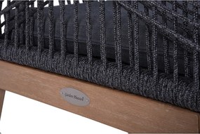 Sedia da giardino in legno grigio Pomona - Garden Pleasure