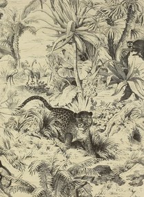 Manuel Canovas Carta da parati Salvator - Noir