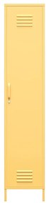 Armadio in metallo giallo, 38 x 185 cm Cache - Novogratz